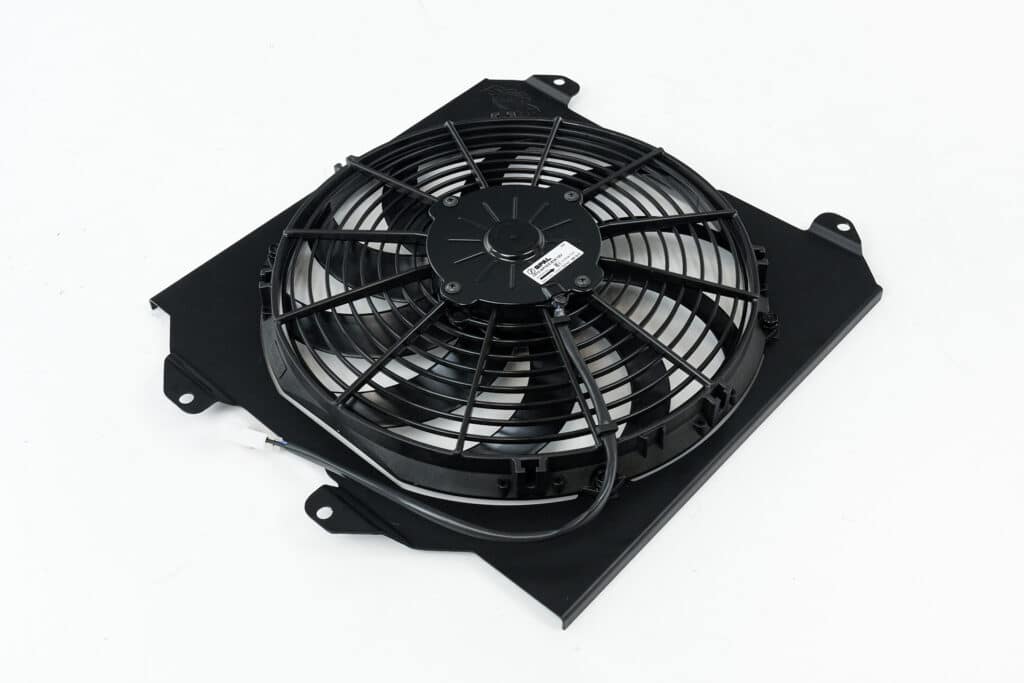 CSF Race Black 12-inch SPAL fan and shroud - CSF #2858FB