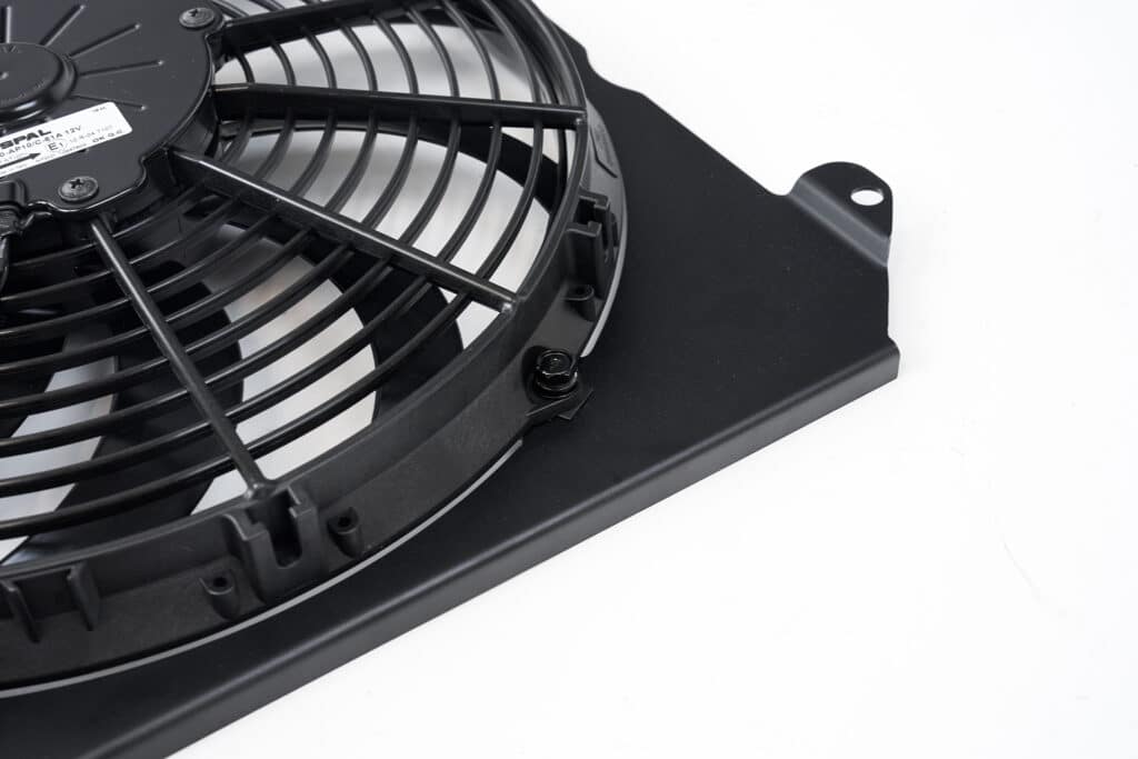 CSF Race Black 12-inch SPAL fan and shroud - CSF #2858FB