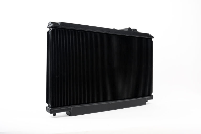 CSF Race Toyota MK4 Supra Black High-Performance All-Aluminum Radiator - CSF #2882B