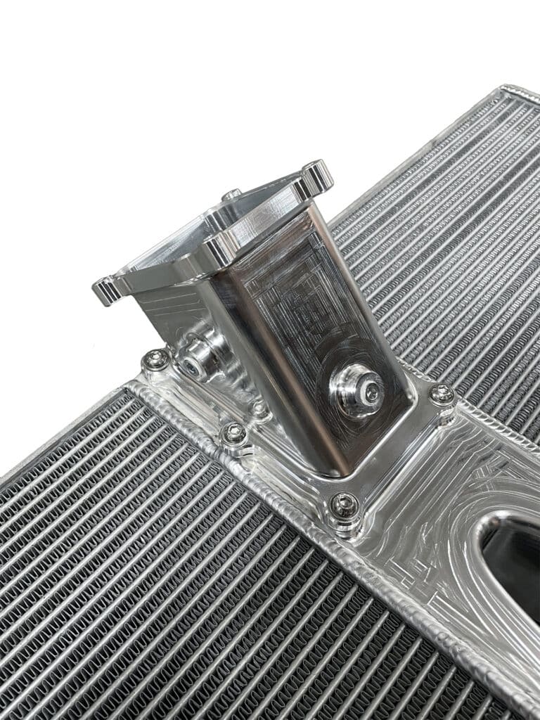 CSF Race Porsche 992 Turbo / Turbo S High-Performance Intercooler methanol bungs - CSF #8188