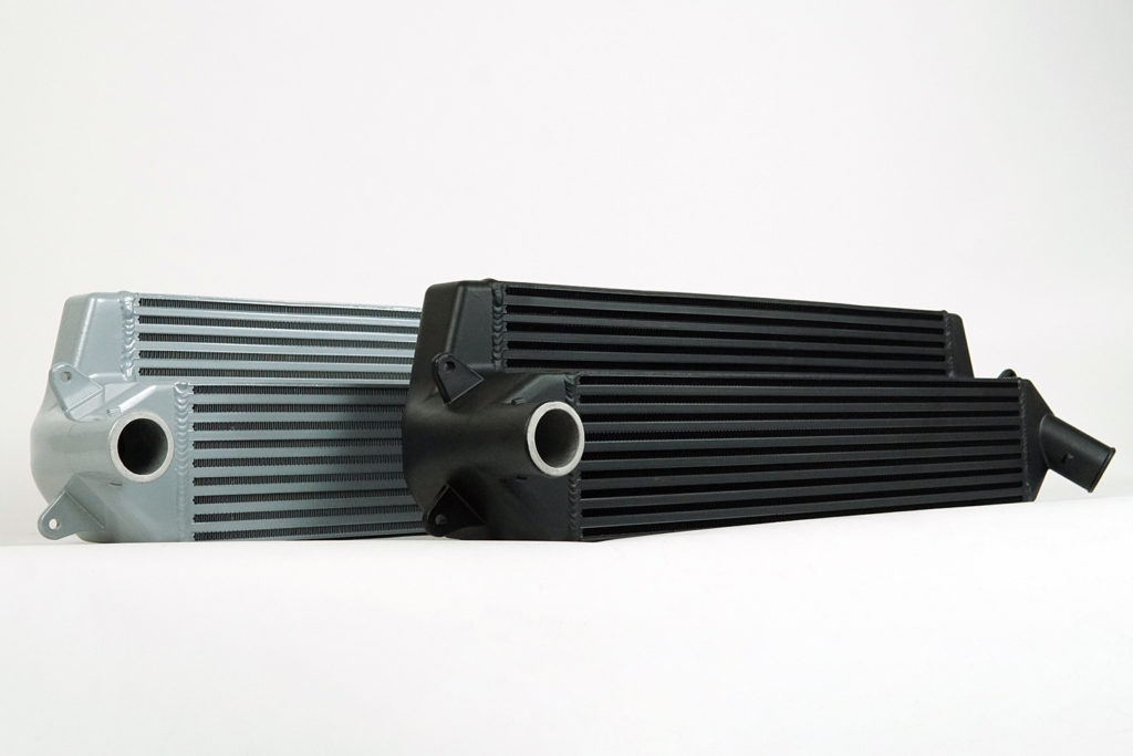 CSF / Bisimoto Stepped Intercooler for the Hyundai Veloster N & I30 N Black & Grey - 8192