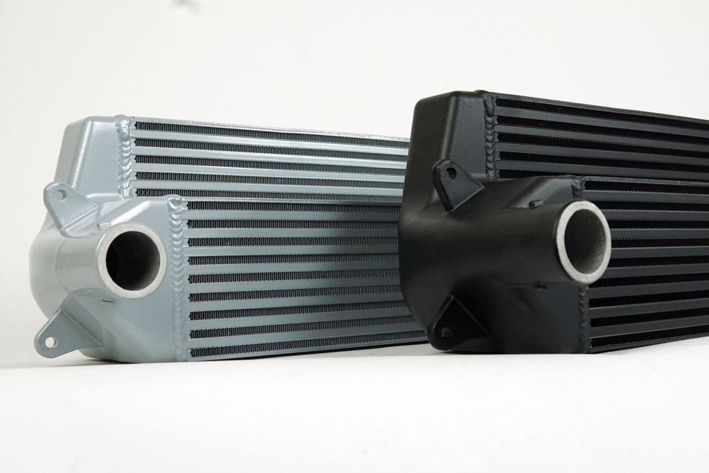 CSF / Bisimoto Stepped Intercooler for the Hyundai Veloster N & I30 N Black & Grey - 8192