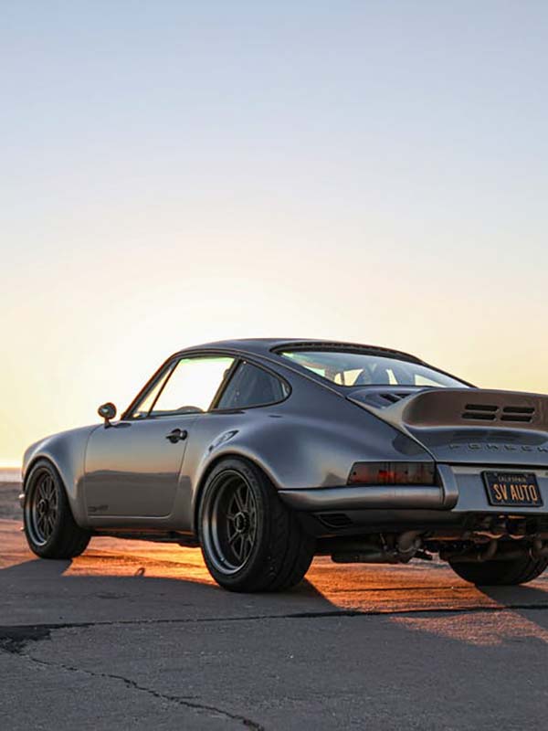 Hagerty Media - CSF 911 - 1981 930 Porsche 911 Rear Beach Photo