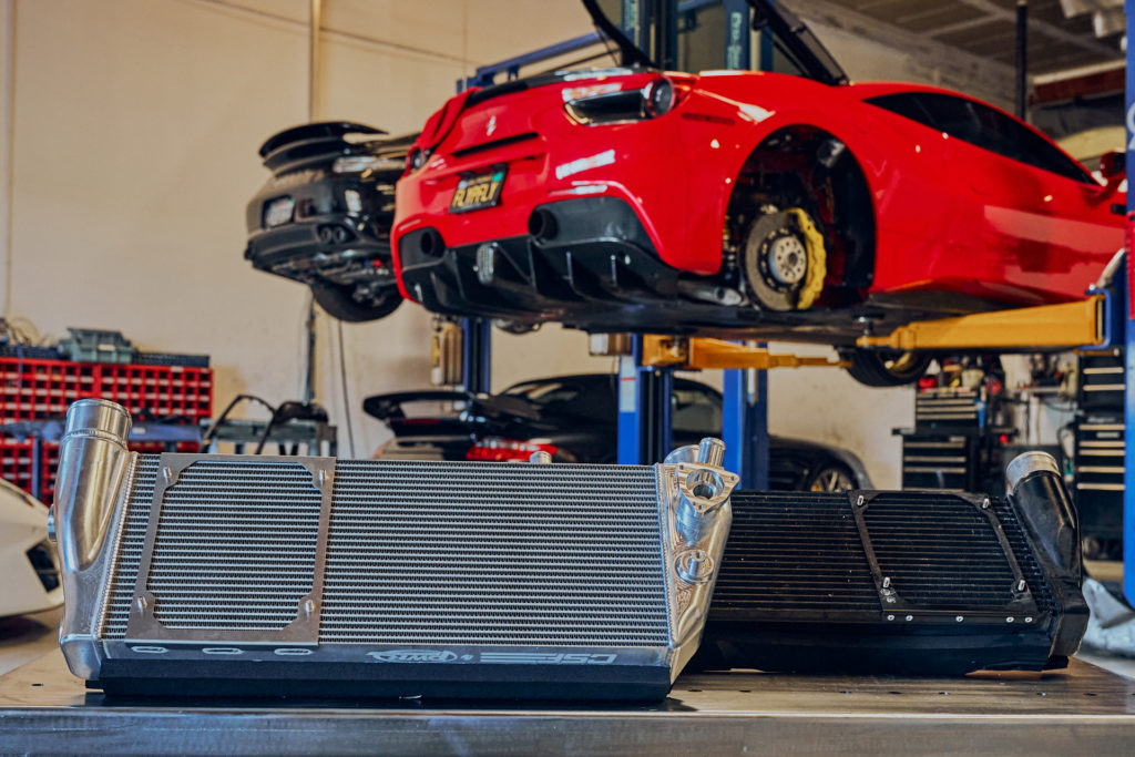 CSF by PWR Intercooler for the Ferrari 488 GTB vs Stock OEM