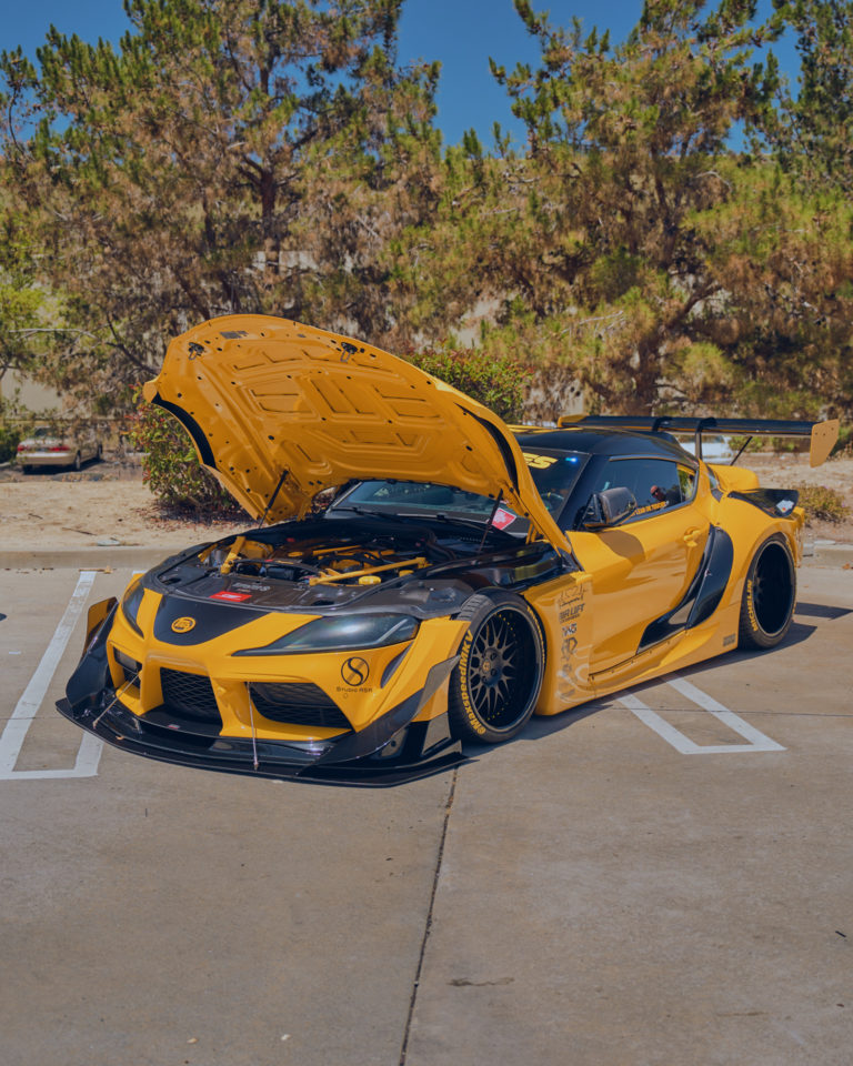 HRE Open House 2022 - CSF x Pacific German A90 GR Supra Yellow