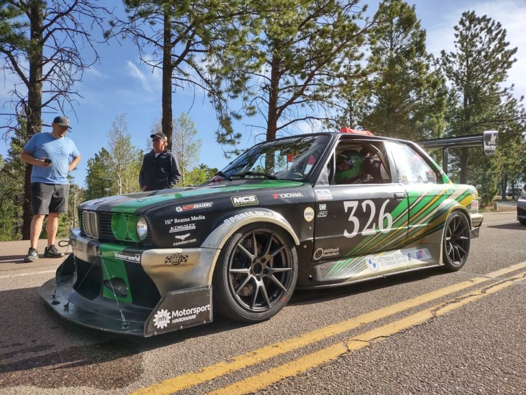 Tim Hardy Racing BMW 1987 E30 at Pikes Peak Hill Climb 2022