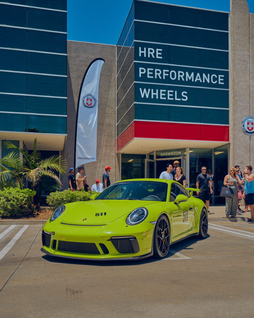 HRE Open House 2022 - Porsche 991 GT3 Highlighter Yellow