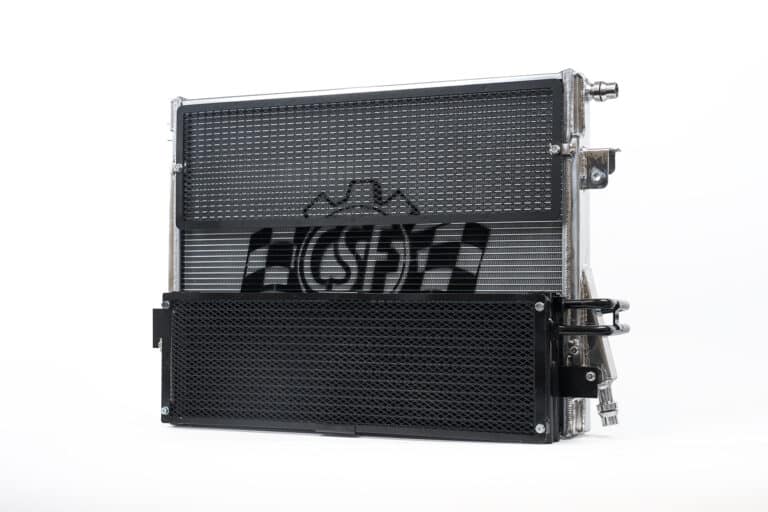 CSF Race BMW G8X M3/M4 High-Performance Transmission Oil Cooler - ZF8 Auto Installed with Heat Exchanger - CSF #8221