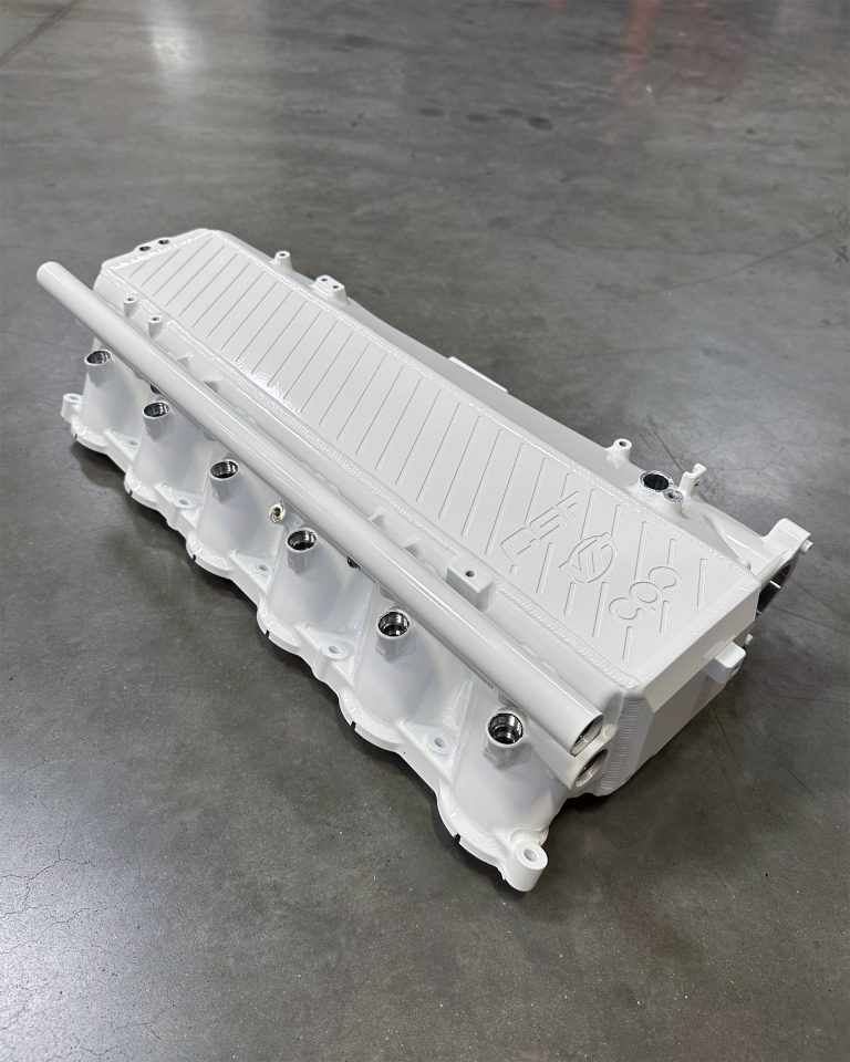 CSF Race Charge-Air Cooler Manifold for A90/A91 Toyota Supra and BMW G-Series (B58 Motor) Alpine White - 8200