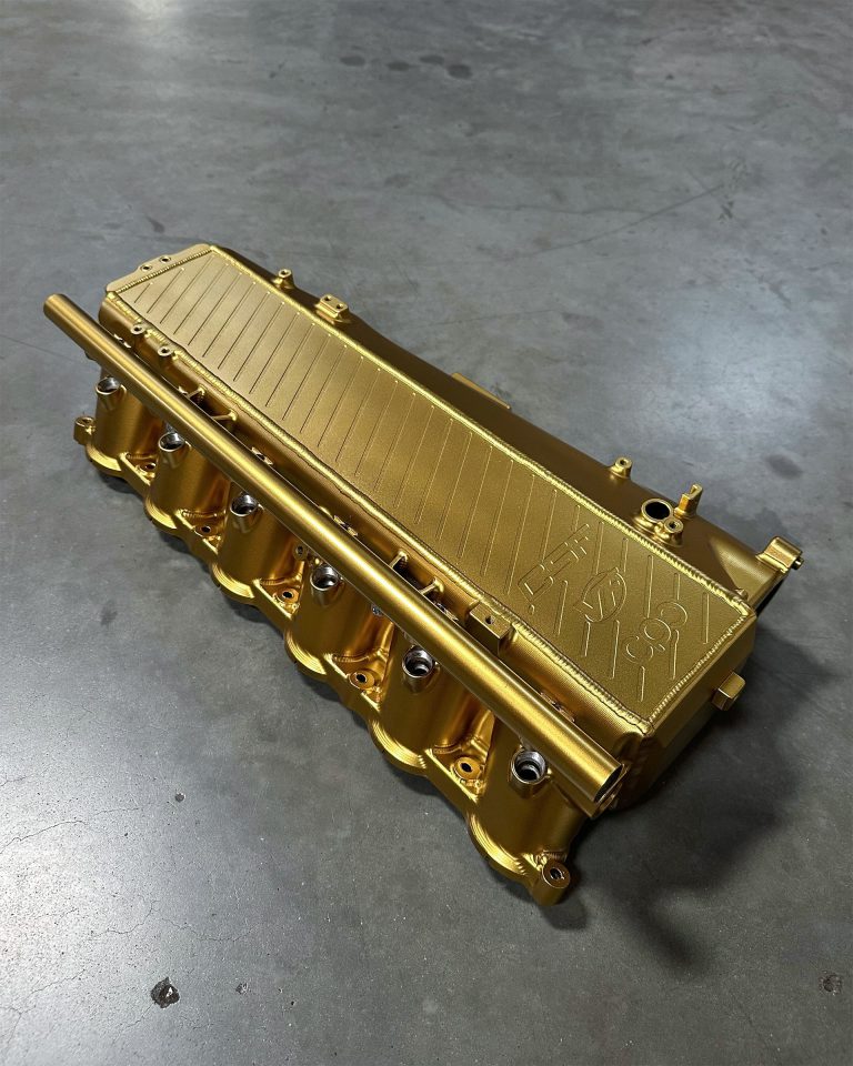 CSF Race Charge-Air Cooler Manifold for A90/A91 Toyota Supra and BMW G-Series (B58 Motor) FX Gold - 8200