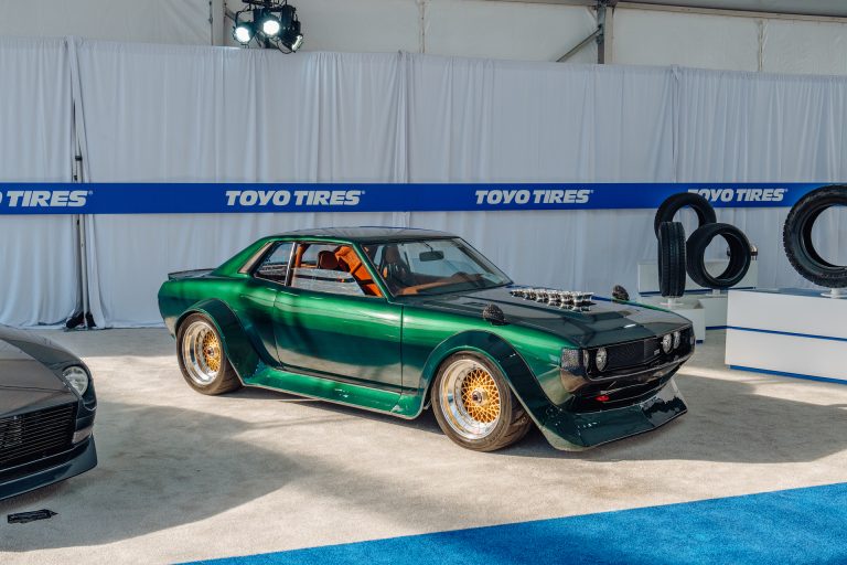 Atcr Green V12 Celica SEMA 2024 Toyo Treadpass